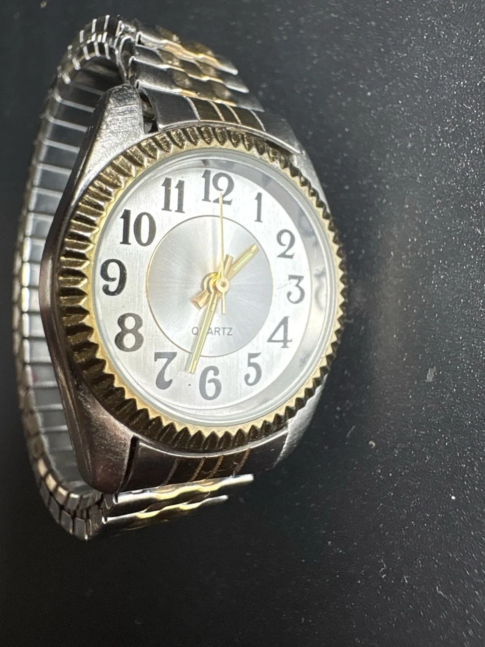 Women’s Quartz Two-Tone Silver and Gold Expansion Band Watch